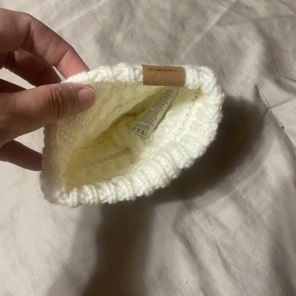Keababies Ivory Knit‎ Hat for Baby- NWOT